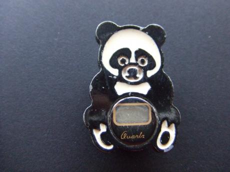 Pandabeer zittend quartz horloge